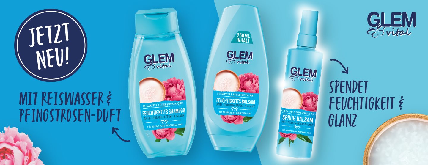 Gewinnspiel: GLEM vital Reiswasser & Pfingstrose
