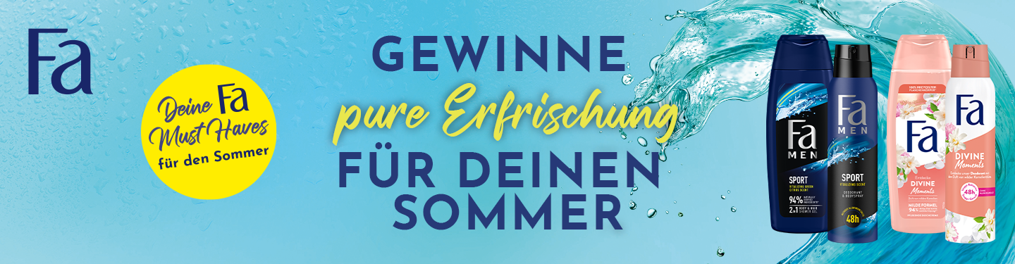 Gewinnspiel: Fa Sommer Must Haves