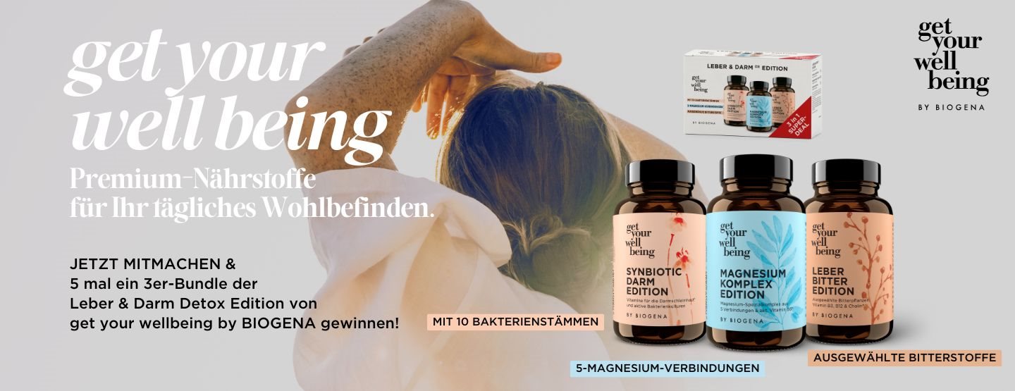 Leber & Darm Detox Bundle von get your wellbeing by BIOGENA gewinnen