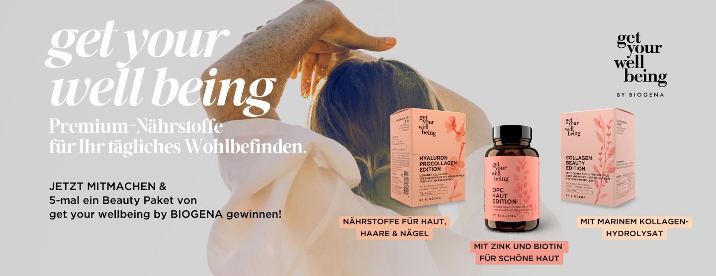 Beauty Set von get your wellbeing by BIOGENA gewinnen