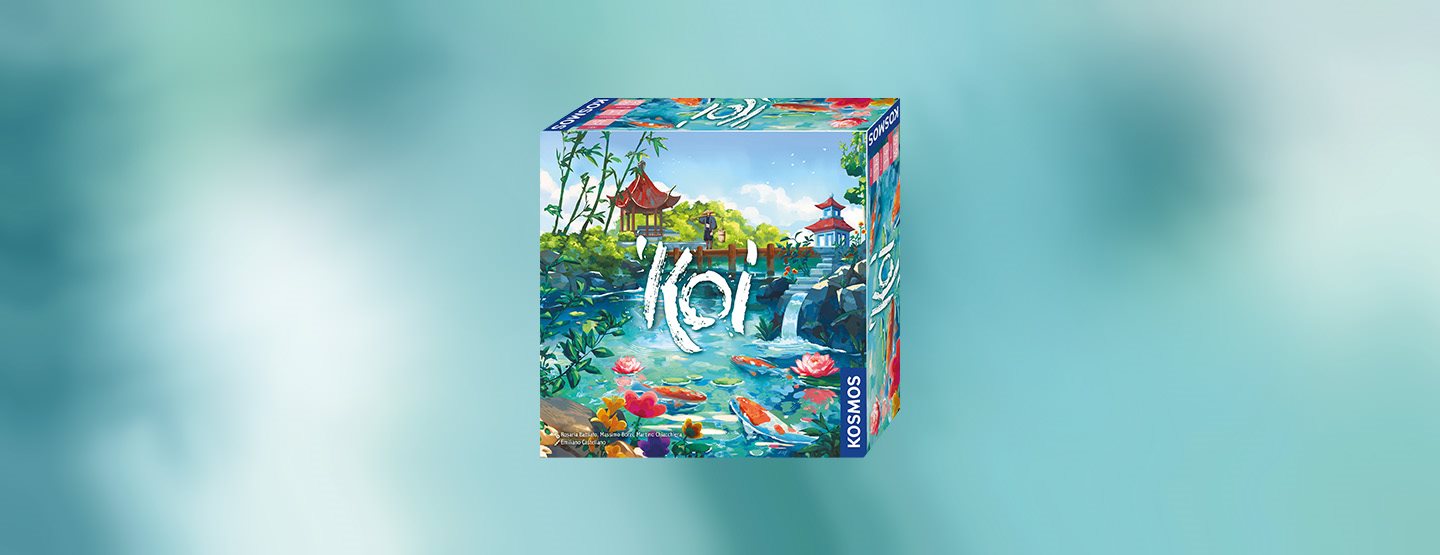 Wunderschön illustriertes Familienspiel „KOI“ gewinnen