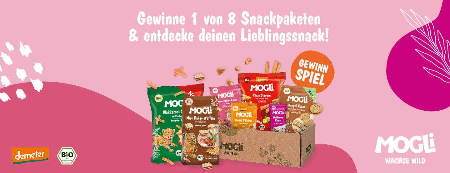 Preisausschreiben: 8 MOGLi-Produktpakete zu gewinnen