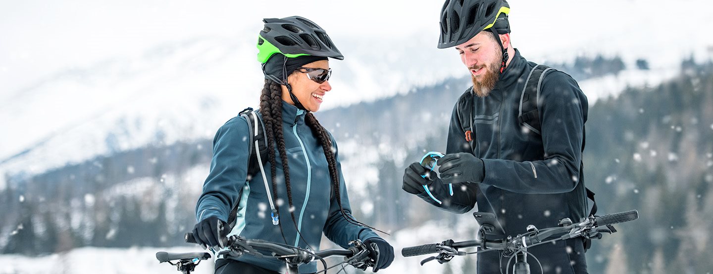 Radfahren im Winter: Mit diesen Tipps klappt es!