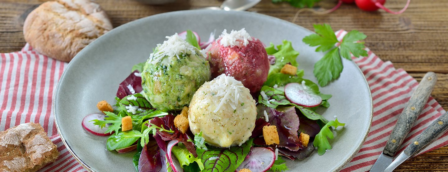 Mangoldknödel & Co.: Die drei besten Knödelvarianten