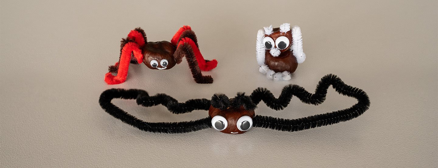 Herbstliche Pfeifenputzer-Tierchen: DIY-Anleitung zum Nachbasteln