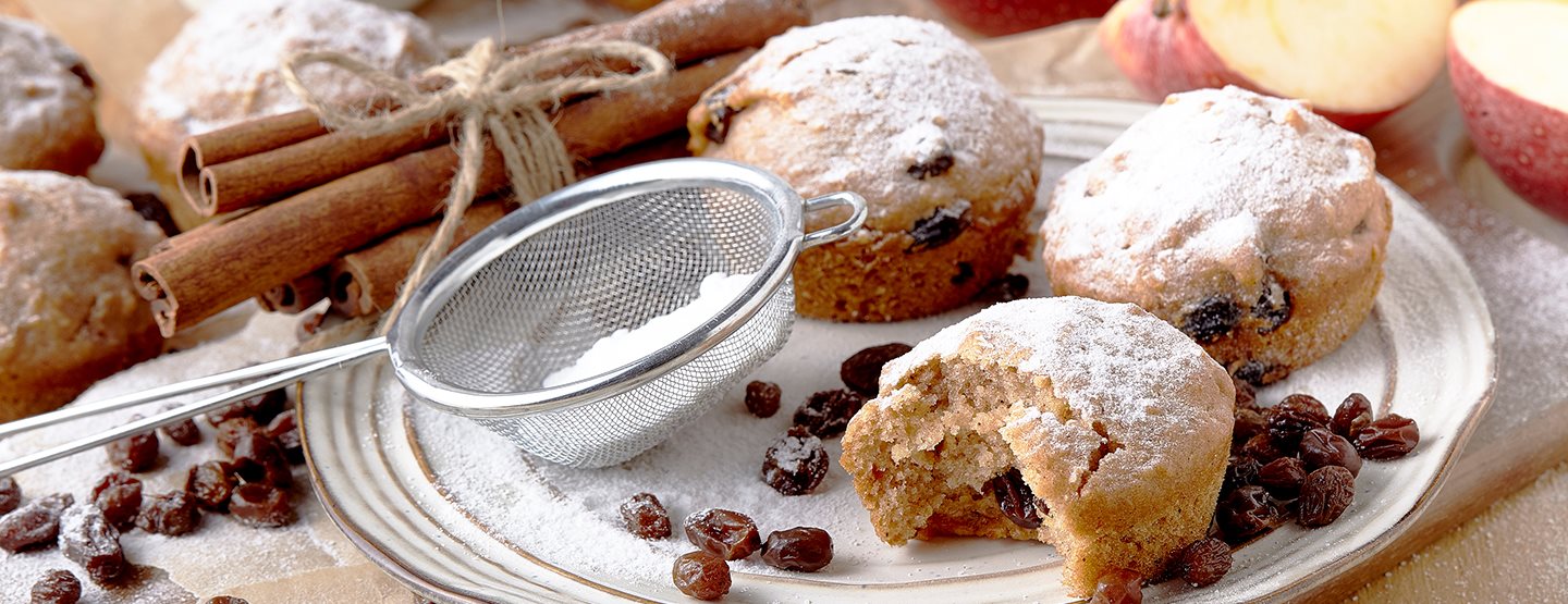 Christstollen einmal anders: glutenfreie Christstollen-Muffins