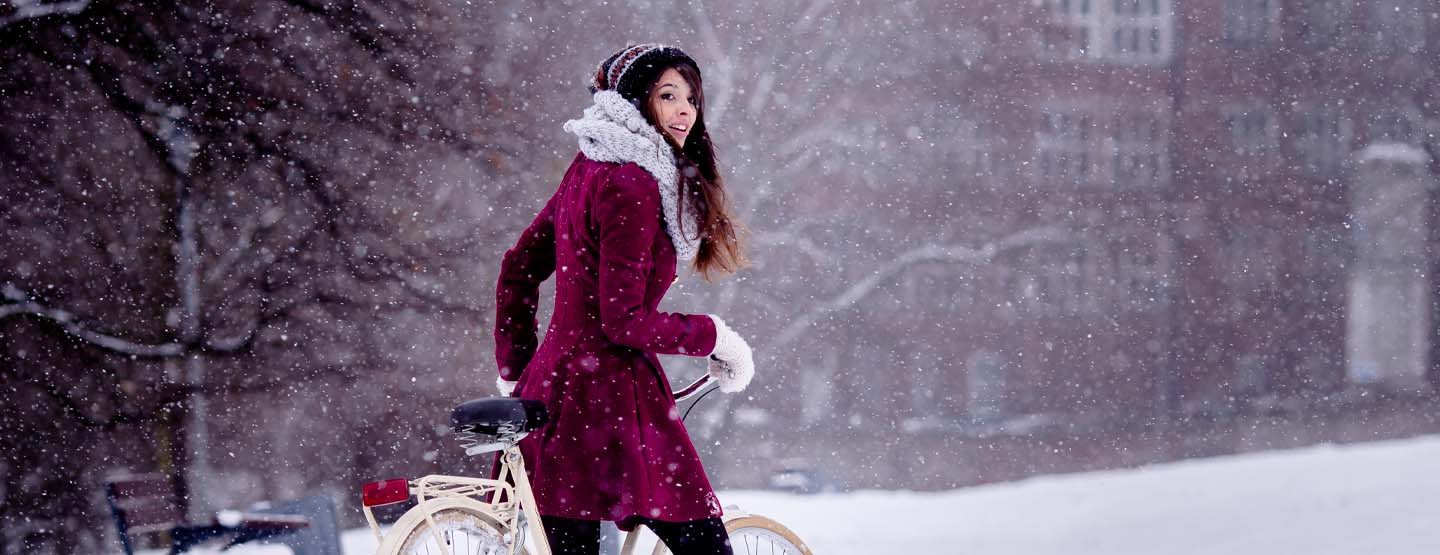 Radfahren im Winter: So bleibt das Fahrrad in der kalten Jahreszeit fit und sicher