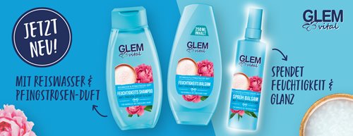 Gewinnspiel: GLEM vital Reiswasser & Pfingstrose
