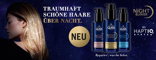 Gewinnspiel: Gliss Night Elixier Ultimate Repair