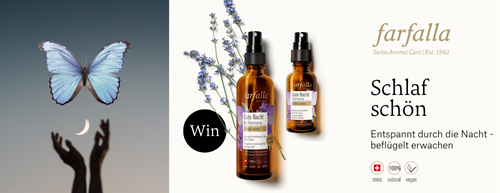 farfalla AromaCare-Linie Schlaf schön gewinnen
