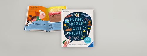 Kinderbuch „Dumme Fragen? Gibt es nicht!“ gewinnen