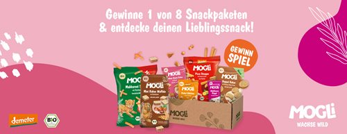 Preisausschreiben: 8 MOGLi-Produktpakete zu gewinnen