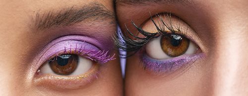Lila Make-up: So tragen wir die dunklen Nuancen