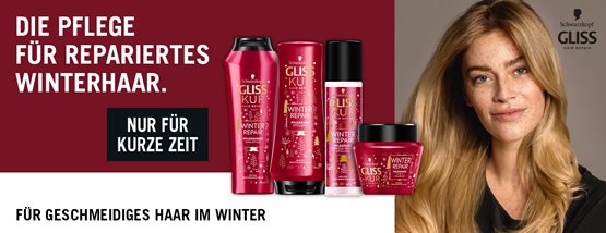 Gewinnspiel: GLISS WINTER REPAIR Linie