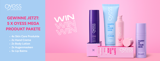 Gewinnspiel: OYESS Mega Produkt Paket