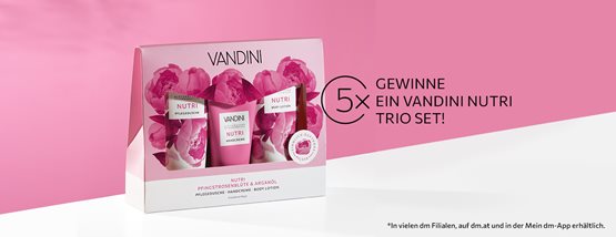 VANDINI NUTRI Trio Set gewinnen