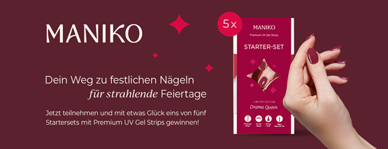 Weihnachtsgewinnspiel: Maniko Nägel Starter Set