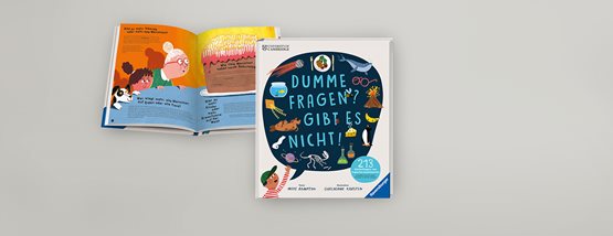 Kinderbuch „Dumme Fragen? Gibt es nicht“ gewinnen