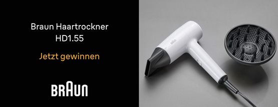 Für die perfekte Frisur: Haartrockner von Braun gewinnen