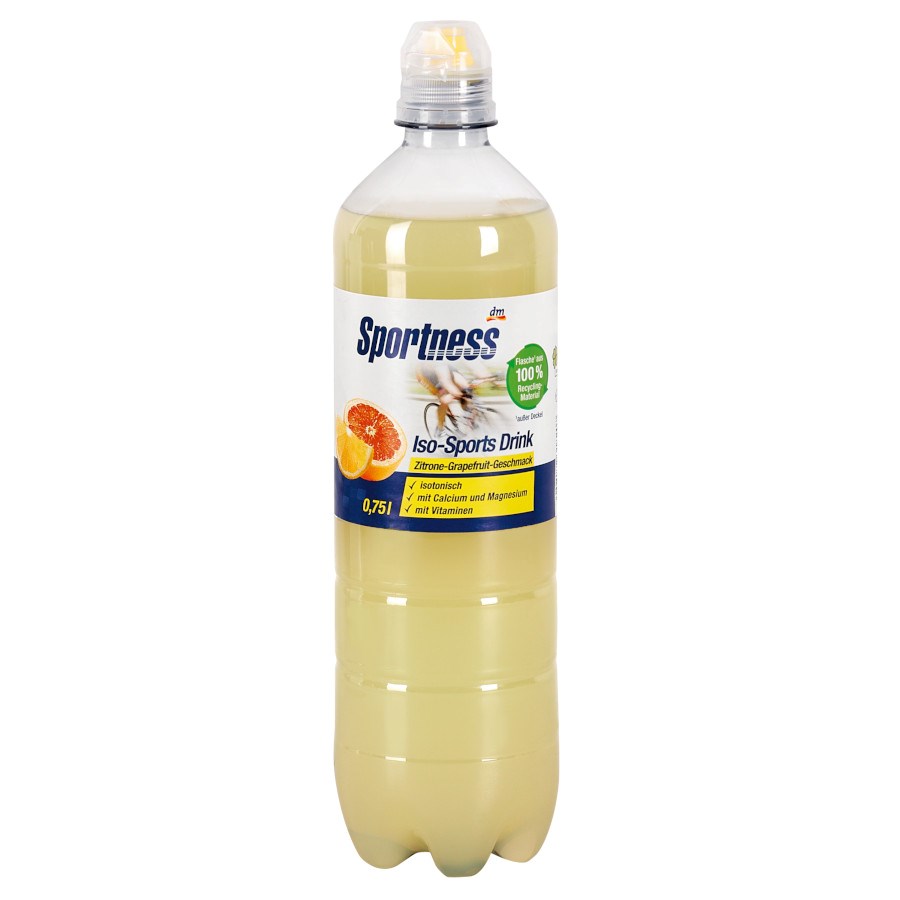 “Iso-Sports Drink Zitrone-Grapefruit” von Sportness bei dm