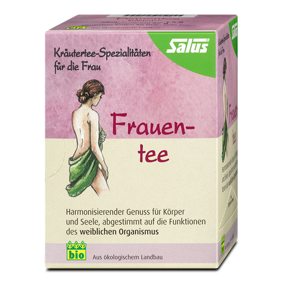 Frauentee von Salus bei dm