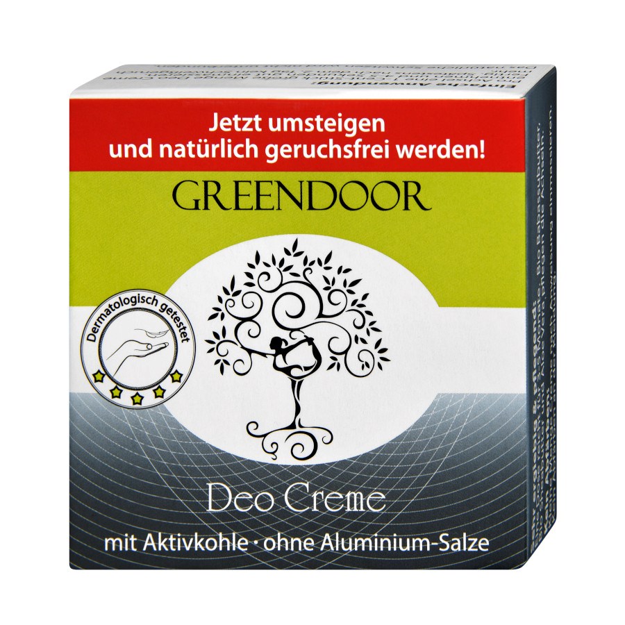 „Deodorant Creme mit Aktivkohle“ von Greendoor bei dm