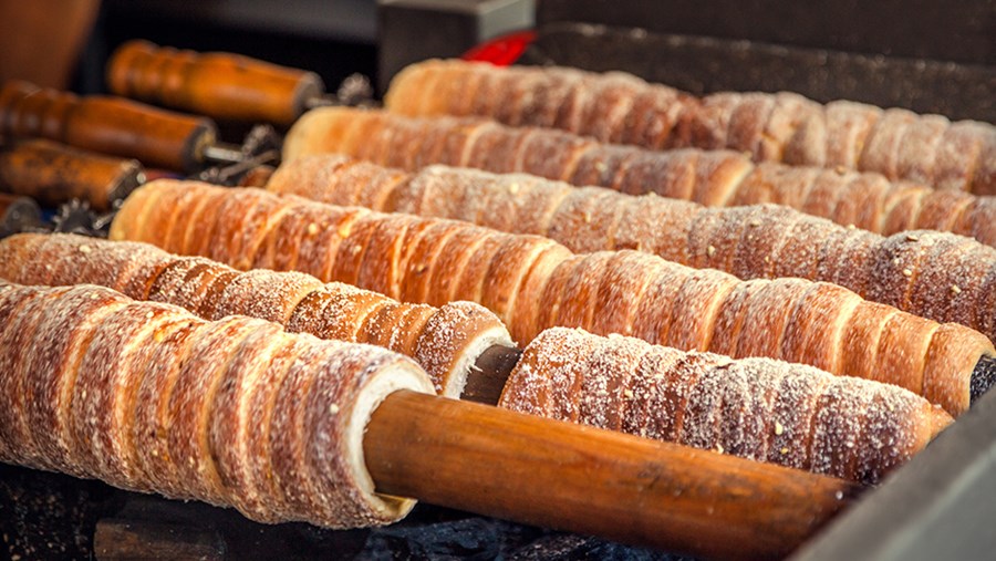 Baumstriezel tschechisch, Baumkuchen
