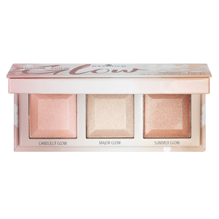 „Choose Your Glow Highlighter Palette“ von essence cosmetics bei dm