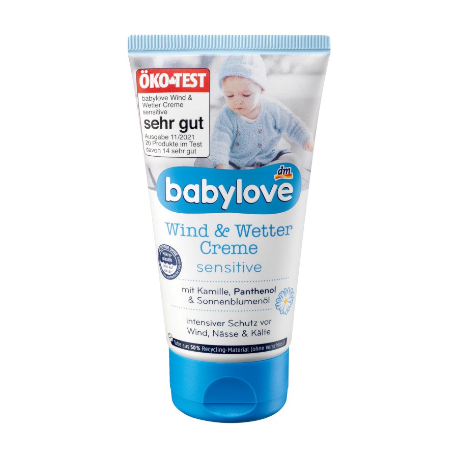 Wind-Wetter-Creme von Babylove bei dm