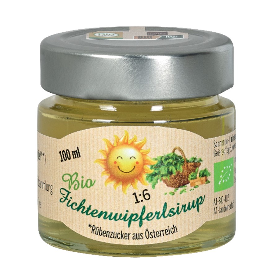 Bio Fichtenwipferlsirup von Sonnenhof