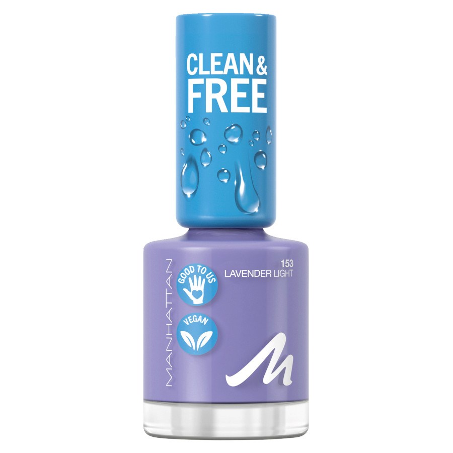 Clean Free Nagellack Nr. 153 Lavendel Light von Manhattan Cosmetics bei dm