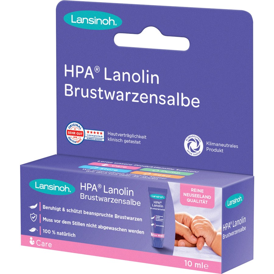 „HPA Lanolin Brustwarzensalbe“ von Lansinoh bei dm