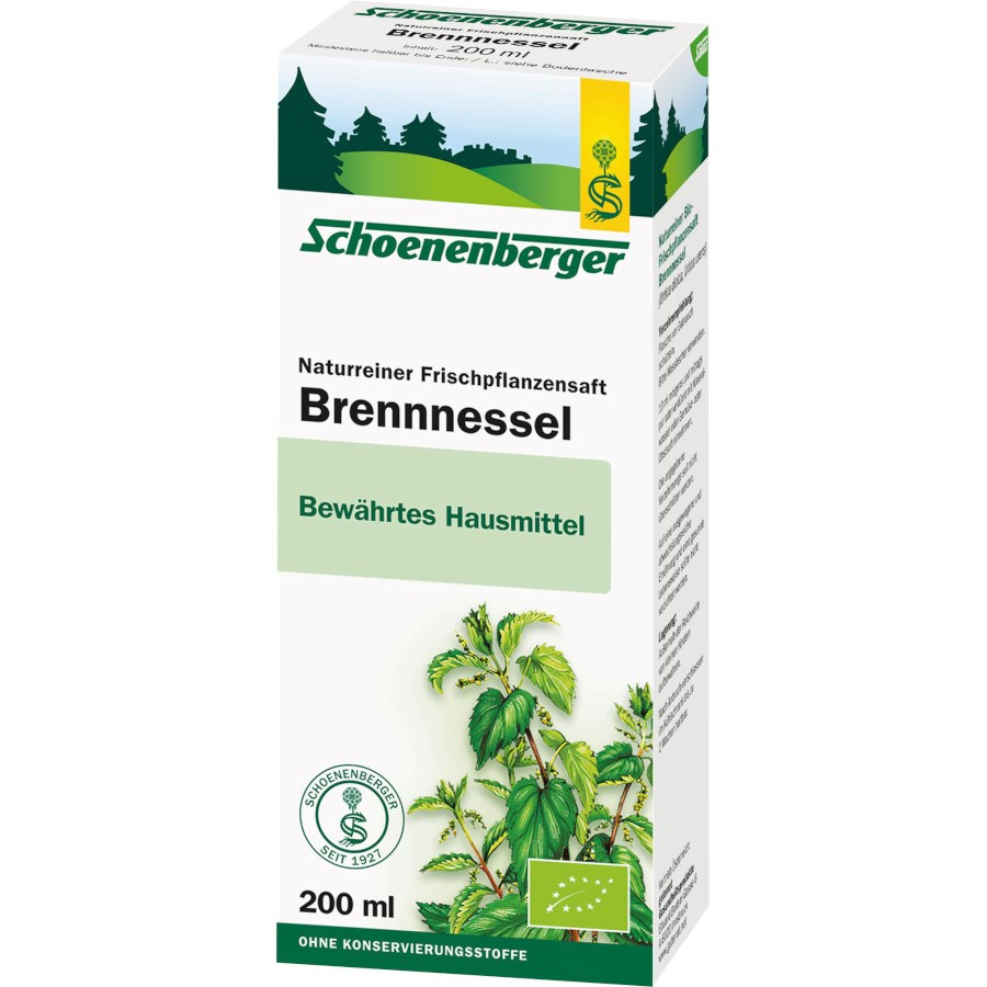 Schoenenberger Naturreiner Frischpflanzensaft Brennnessel bei dm