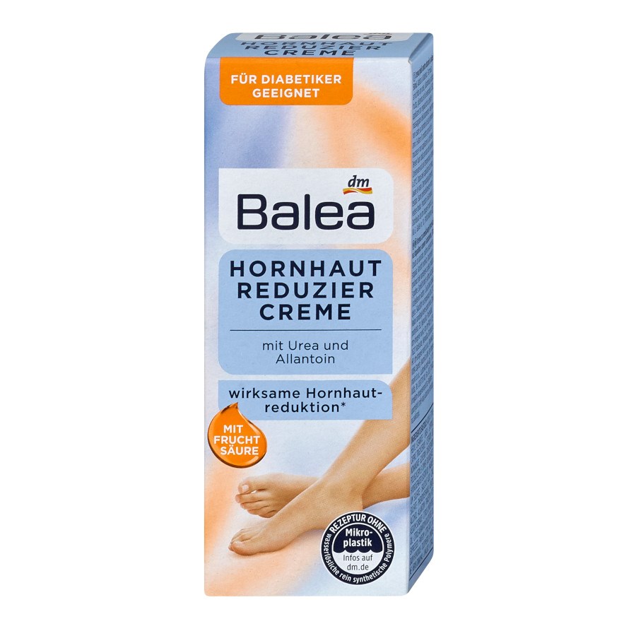 „Hornhaut Reduzier Creme“ von Balea bei dm