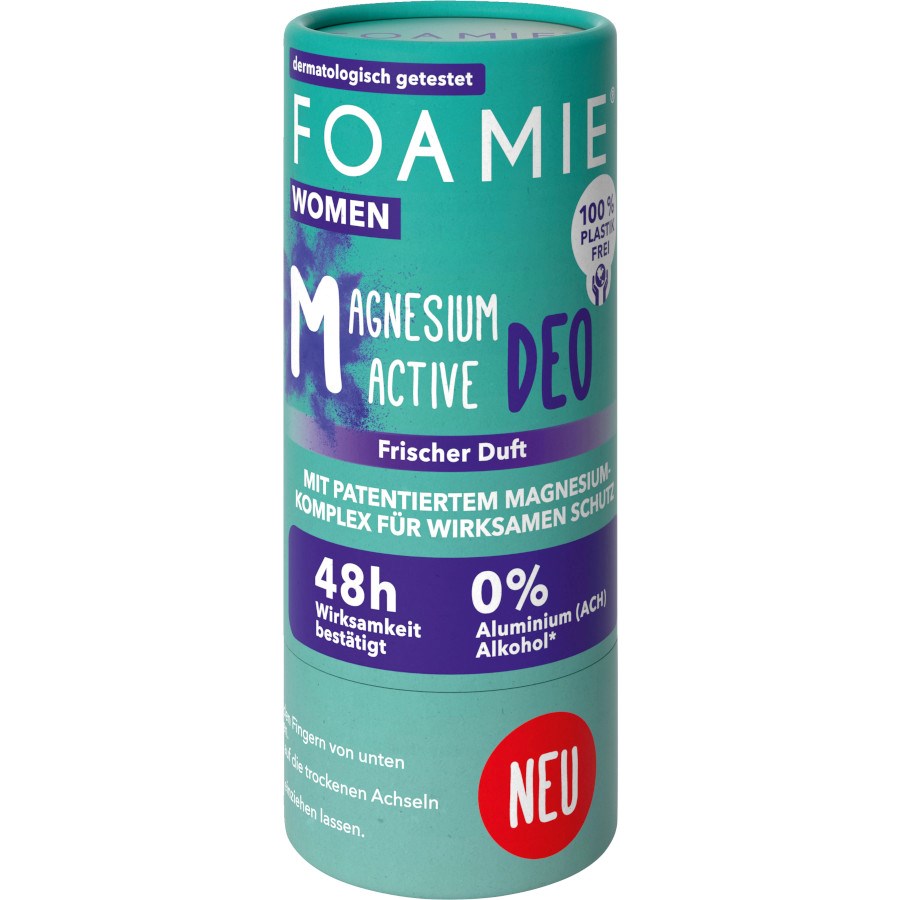 „Magnesium Active Deo – Rain In The Woods“ von Foamie bei dm