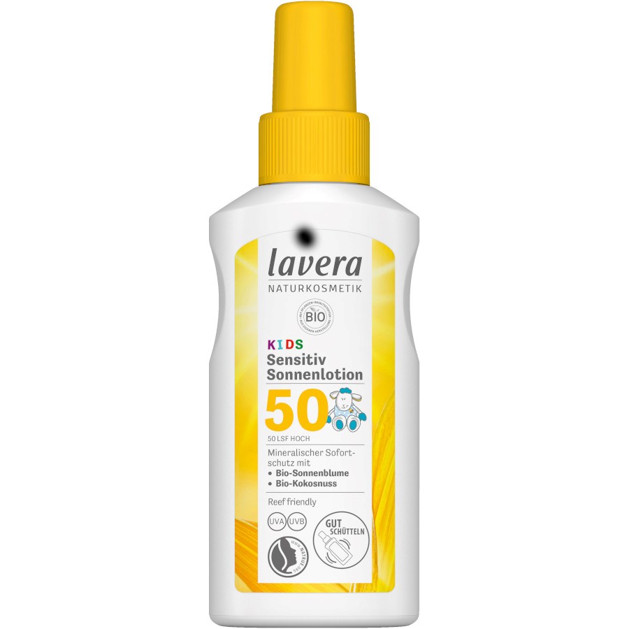 Kids Sensitive Sonnenlotion LSF 50+ von Lavera bei dm