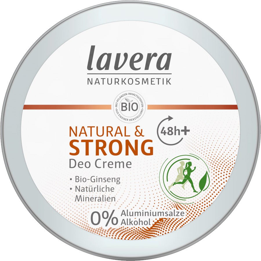„Natural & Strong Deodorant Creme“ von Lavera bei dm