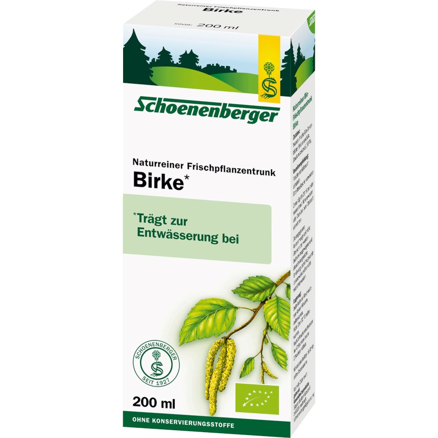 Naturreiner Frischpflanzentrunk Birke von Schoenenberger bei dm