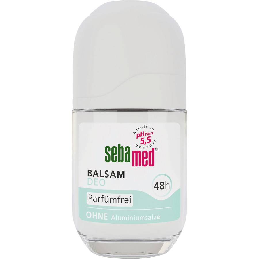 „Balsam Deodorant Roll-On parfümfrei“ von sebamed bei dm