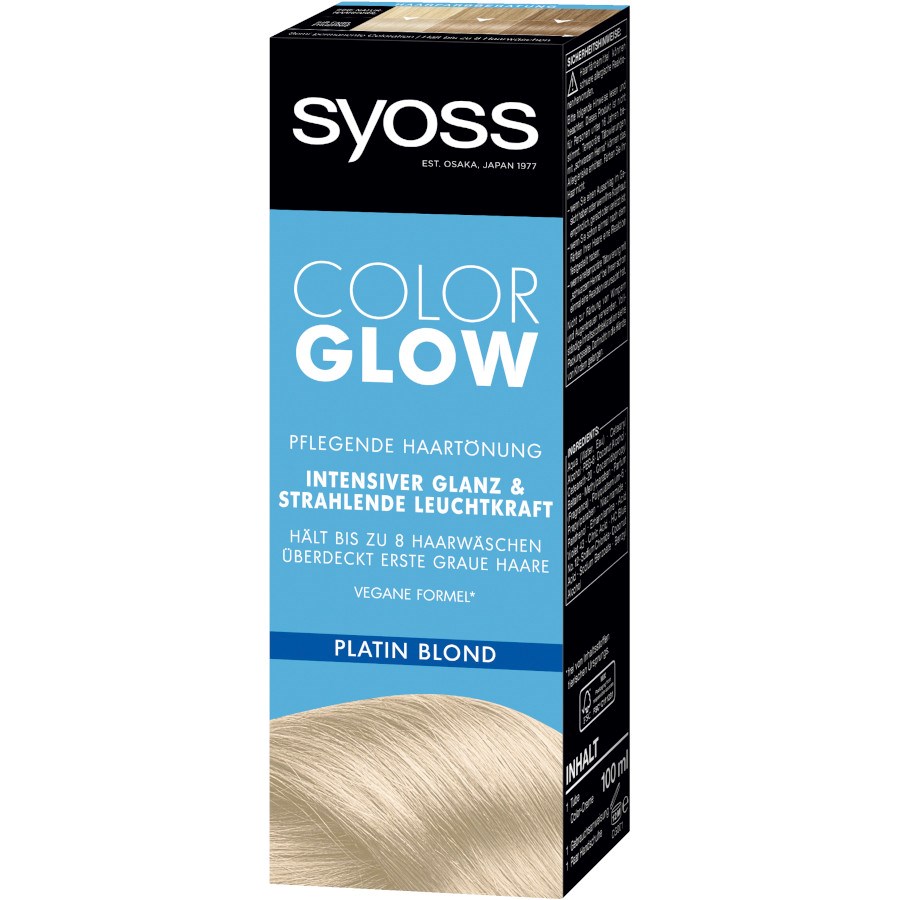 Color Glow pflegende Haartönung Platin Blond von Syoss bei dm