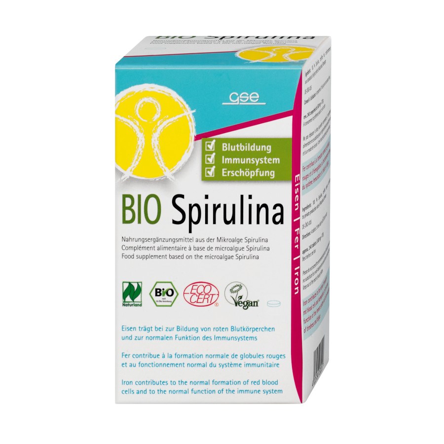 Bio Spirulina Tabletten von GSE bei dm