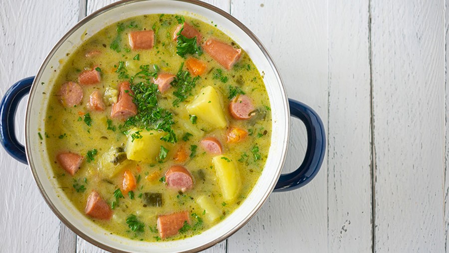 Erdäpfelsuppe für Kinder