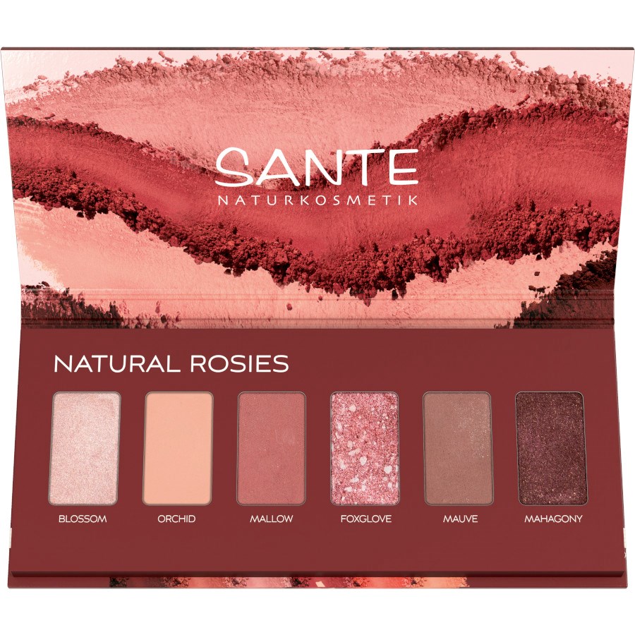 „Natural Rosies High-Pigment Lidschattenpalette“ von SANTE NATURKOSMETIK bei dm