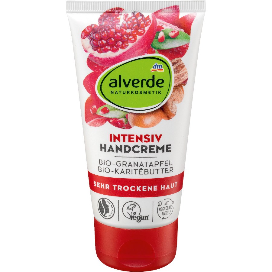 „Intensiv Handcreme Bio-Granatapfel Bio-Karitébutter“ von alverde NATURKOSMETIK bei dm