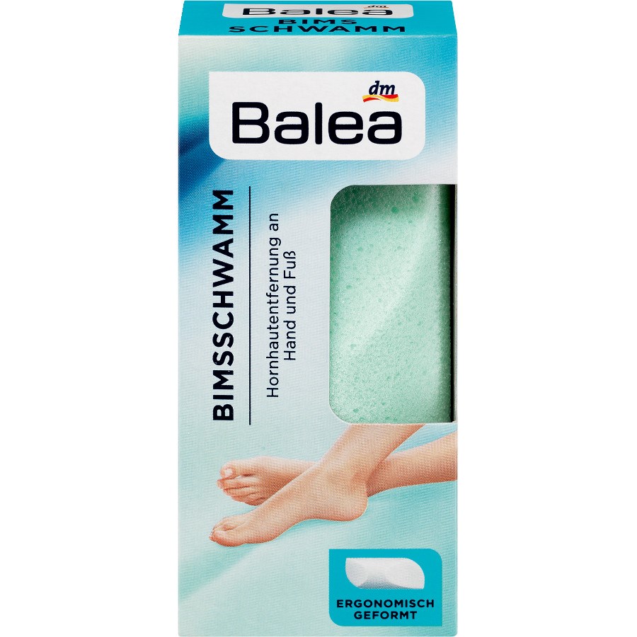 „Fußpflege Bims Schwamm“ von Balea bei dm