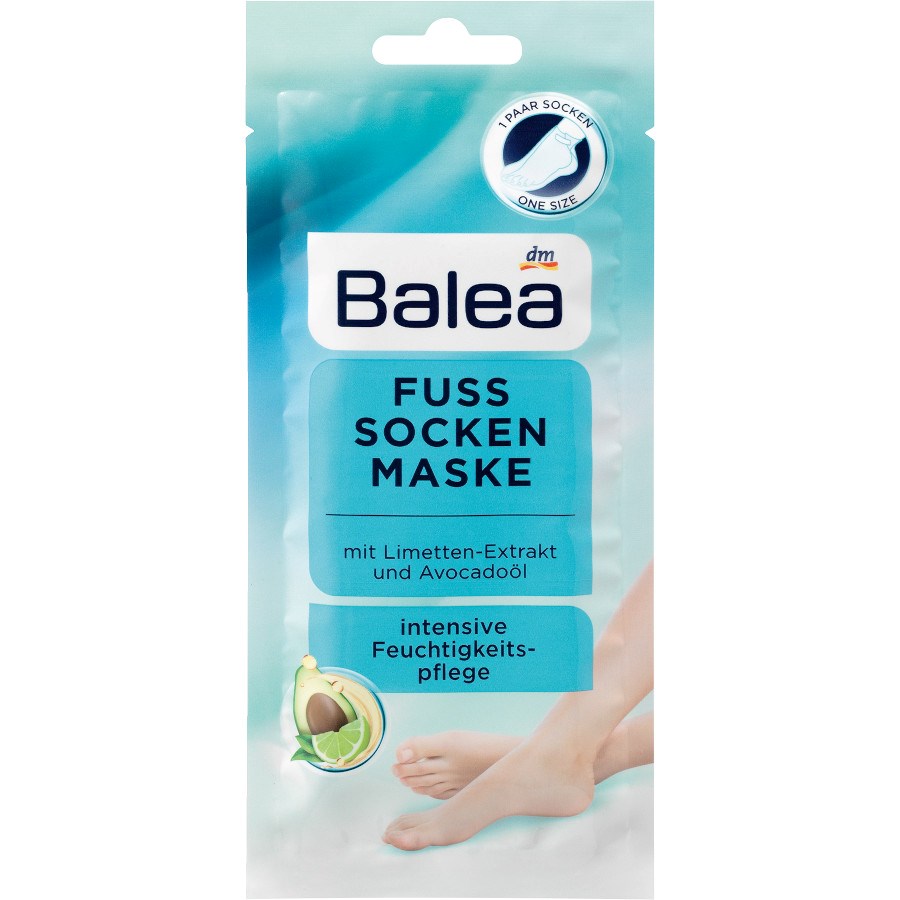 „Fuß Socken Maske“ von Balea bei dm