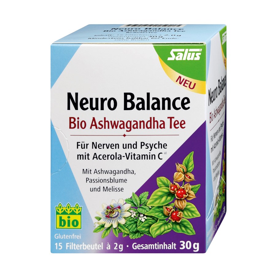 „Neuro Balance Bio Ashwaganda Tee“ von Salus bei dm