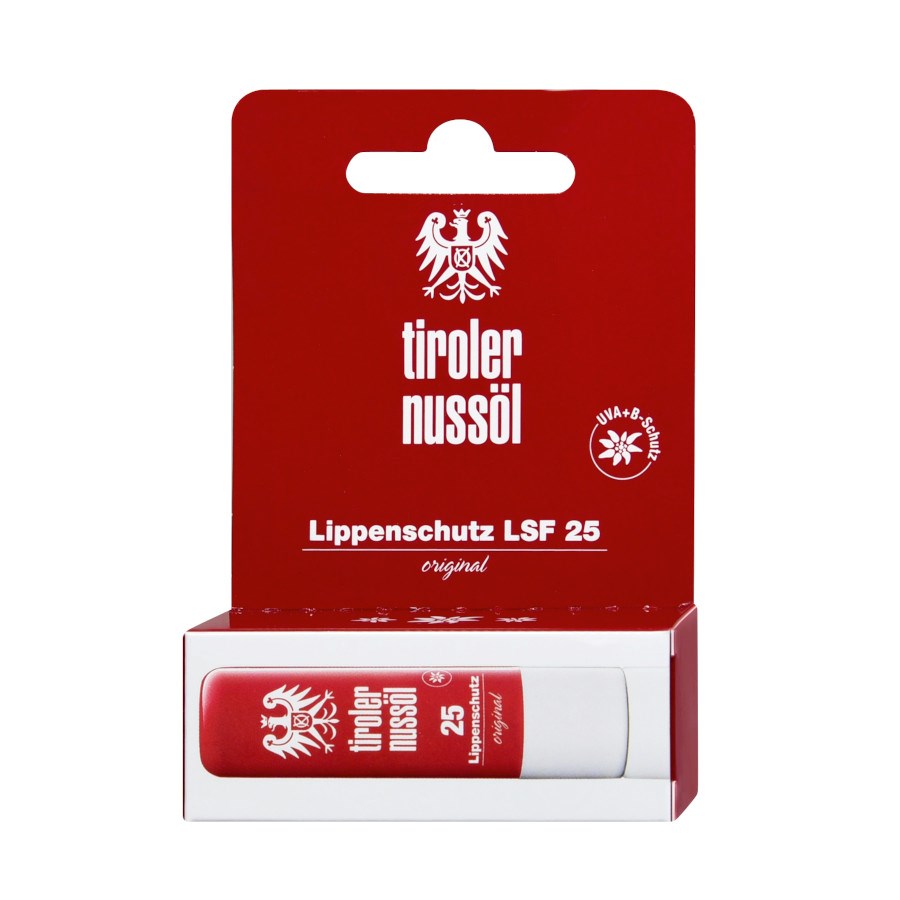 „Lippenschutz LSF 25“ von tiroler nussöl bei dm