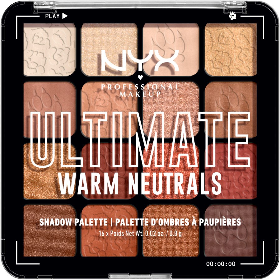 „Lidschattenpalette Ultimate 05 Warm Neutrals“ von NYX PROFESSIONAL MAKEUP* bei dm