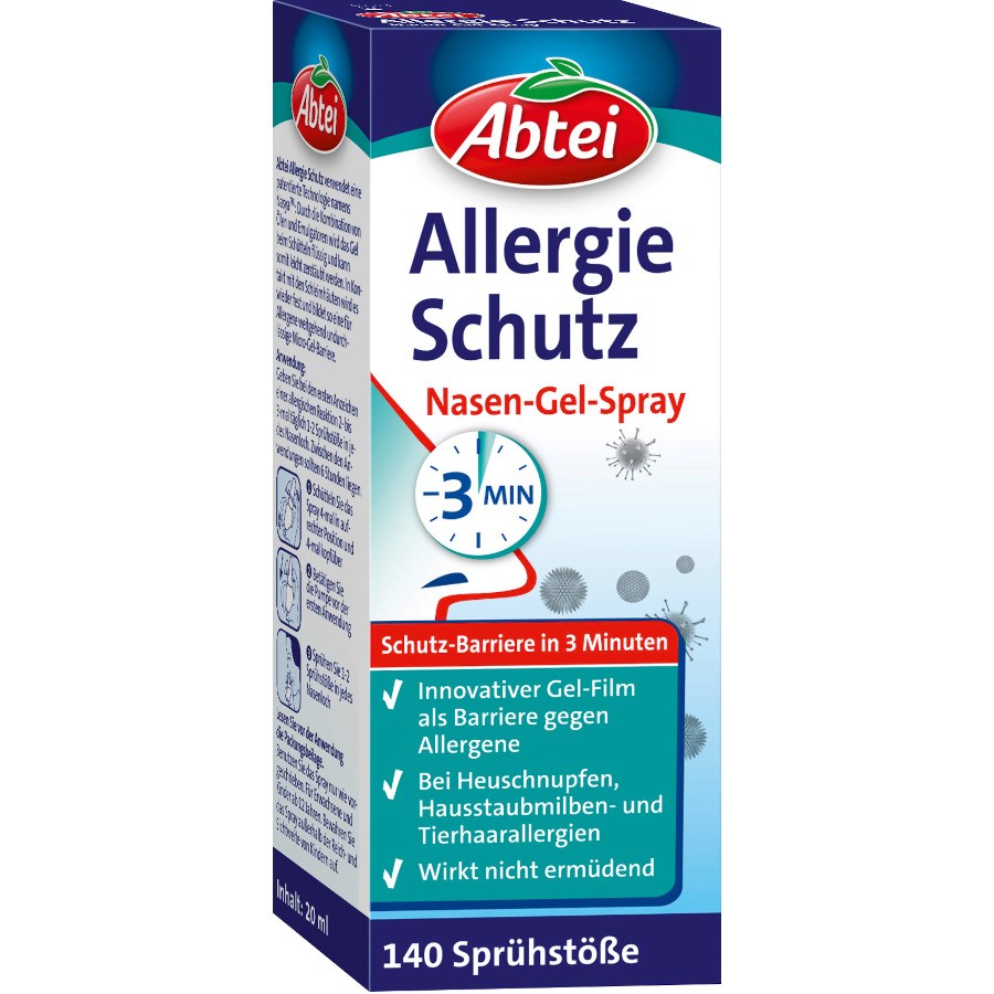 „Allergie Schutz Nasen-Gel-Spray“ von Abtei bei dm